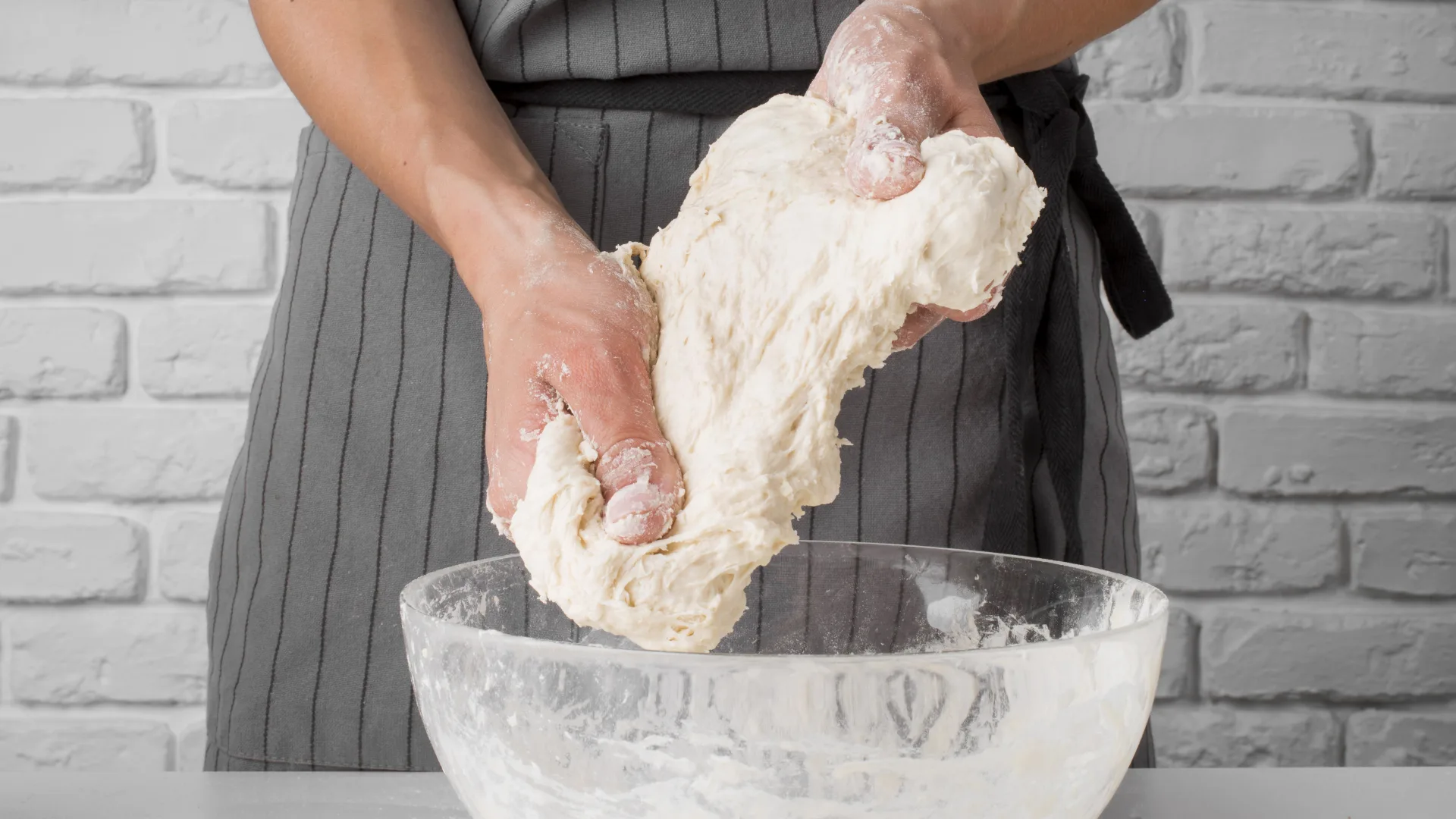 Hand-stretched Dough